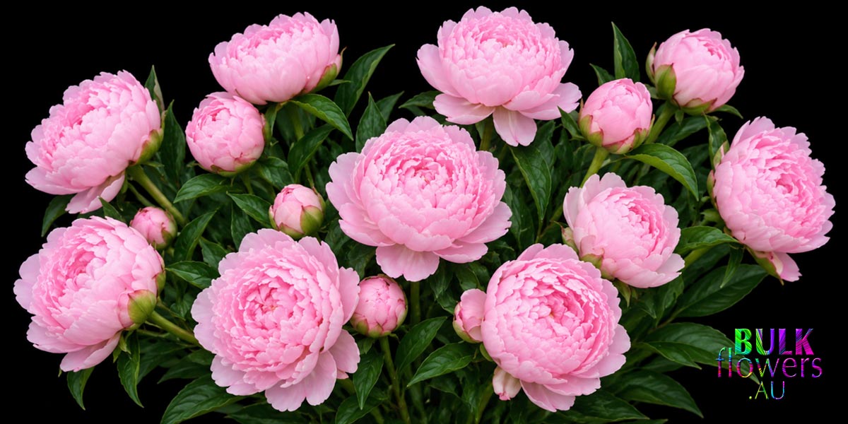 Pink Peony Roses